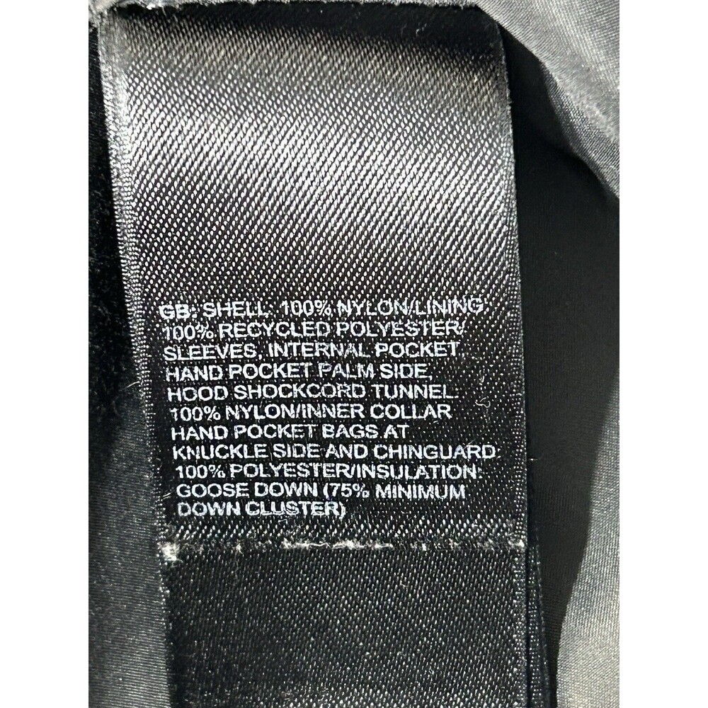 The North Face Womens Jacket Gray LARGE Goose Down Fill Quilted Long Puffer Coat - Picture 14 of 16